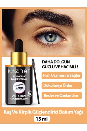 Kaş & Kirpik Bakım Yağı - ( Argan Yağı - E vitamini ) - 15 ml - 2