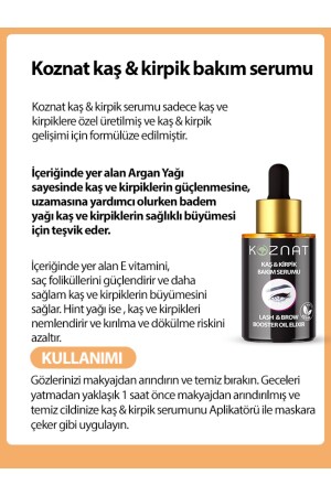 Kaş & Kirpik Bakım Yağı - ( Argan Yağı - E vitamini ) - 15 ml - 6