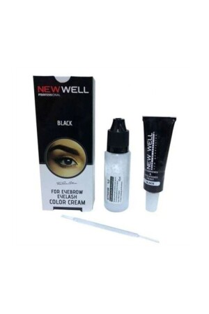 Kaş Kirpik Boyası Siyah 15 ml 8680097218360 - New Well