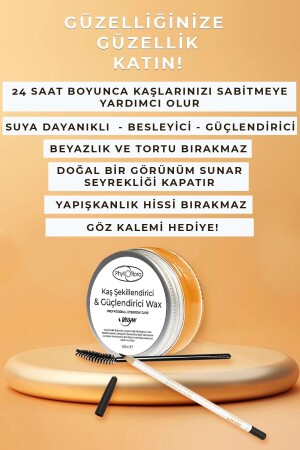 Kaş Sabitleyici Gün Boyu Kalıcı - Kaş Şekillendirici Wax 50 ml - 1