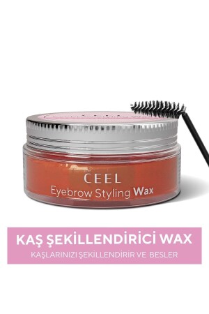 Kaş Şekillendirici & Sabitleyici Wax E Vitamini Glycerin Hint Yağı 50 ml - 2