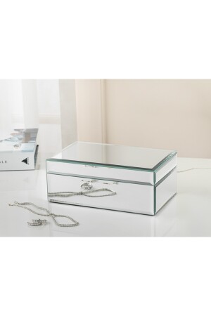 Kate verspiegelte dekorative Box Silber 10034717 - 3