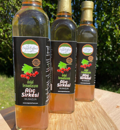 Katkısız Alıç Sirkesi - 500ml - Halal