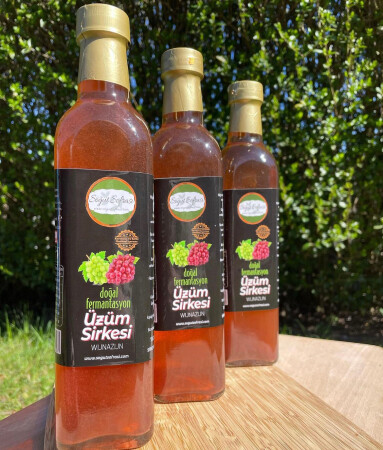 Katkısız Üzüm Sirkesi - 500ml (Aydın) - Halal