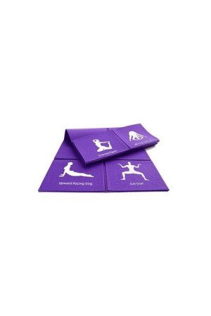 Katlanabilir Yoga Mat Minderi Mavi - 1