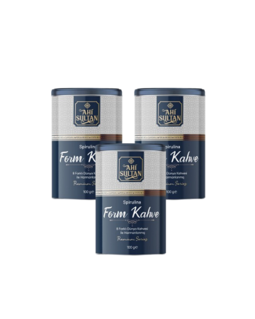 Kaufen Sie 3, zahlen Sie 2 Ahi Sultan Form Kaffee mit 8 verschiedenen Kaffeesorten und Spirulina 100 g - Ahi Sultan