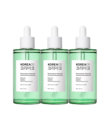 Kaufen Sie 3, zahlen Sie 2 Koreaco Centella & Cica & Ceramide – Reparierend – Aufhellend – 24-Stunden-Feuchtigkeitsampulle - Koreaco
