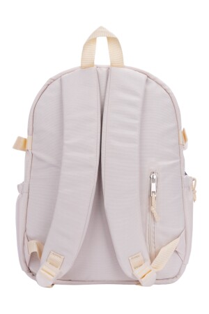 Kawaii Schulrucksack im koreanischen Stil mit Zubehör, Beige - 5