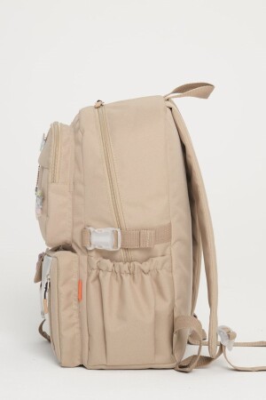 Kawaii Schultasche im koreanischen Stil mit Zubehör, Rucksack für Mädchen und Jungen, BEIGE - 4