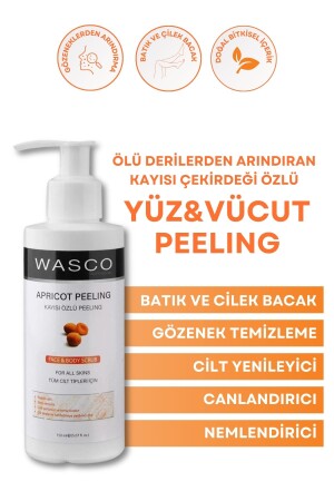 Kayısı Çekirdeği Özlü Ölü Deriden Arındıran Yenileyici Peeling (epilasyon Sonrası Vücut Peelingi Bat - Wasco