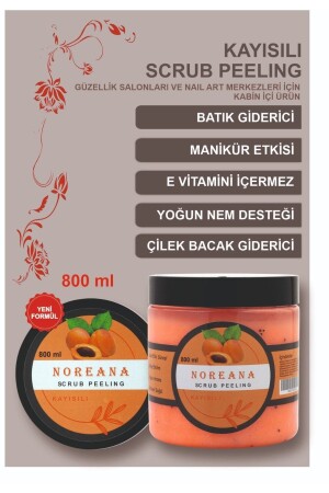 Kayısılı Scrub Peeling 800ml Batık Giderici & Yoğun Nem Desteği - 1