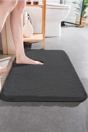 Kaymaz Taban Tekli Post Peluş Banyo Paspası 002643 - BrillaHome