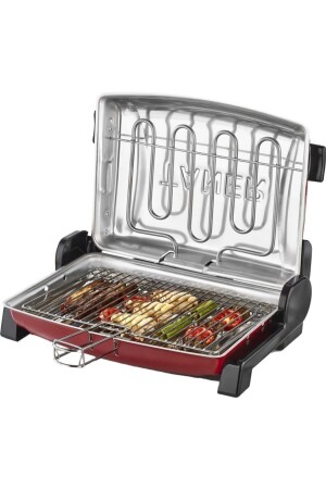 Kebab Shop Elektrogrill Barbecue Doppeldrahtgrill Rot 1705 - 1