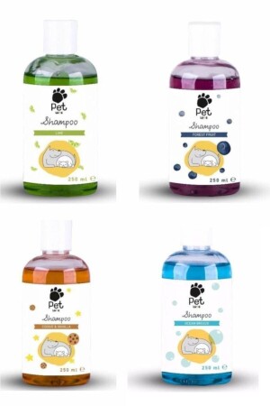 Kedi & Köpek Şampuanı Karma Set 250 ml X 4 Adet - 1