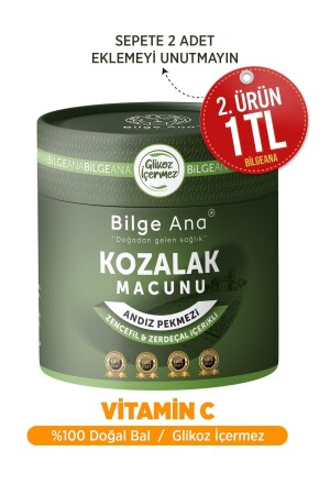 Kegelpaste – Kegelpaste mit glukosefreier Eidemelasse – Ingwer – Kurkuma und Vitamin C Bilge Kozalak - 2