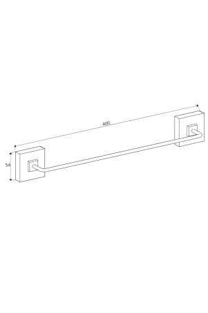 Kein Bohren, selbstklebend, Badezimmer, Küche, langer Handtuchhalter, Chrom, Y-405, PRA-5673394-4156 - 4