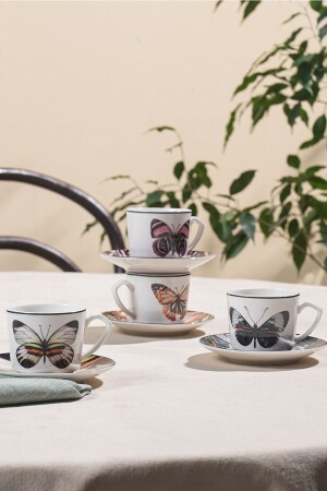 Kelebek Kaffeetassen-Set für 4 Personen 80 ml 153. 09. 01. 0223 - 2