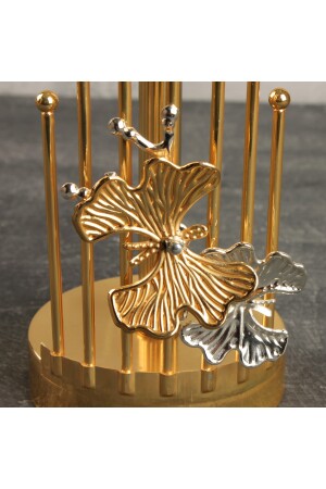 Kelebekli Metal Kağıt Havluluk Altın Gold Ev Dekorasyon BKZ-LH700 - 3