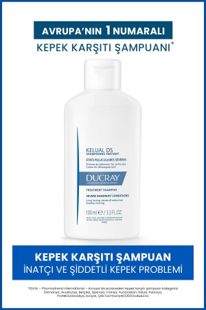 Kelual DS Şampuan İnatçı ve Şiddetli Kepek Karşıtı Şampuan 100ml - Ducray