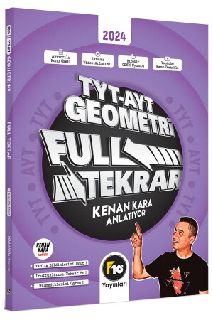 Kenan Kara TYT-AYT Geometri Full Tekrar Video Ders Kitabı - 1