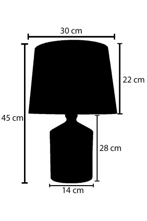 Keramik-Würfelvase-Lampenschirm Grau – Greyleaf - 5