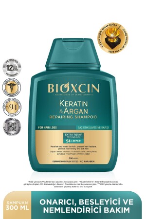 Keratin & Argan Onarıcı Bakım Şampuan 300 ml - Yıpranmış ve Hassas Saçlar - 2