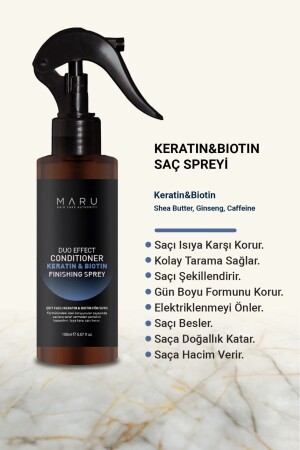 Keratin & Biotin Hitzeschützendes Haarpflegespray 150 ml - 3