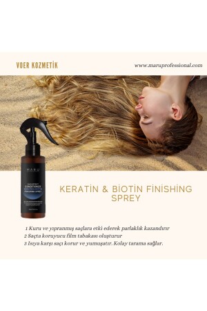 Keratin & Biotin Isı Koruyucu Saç Bakım Spreyi 150 ml - 6