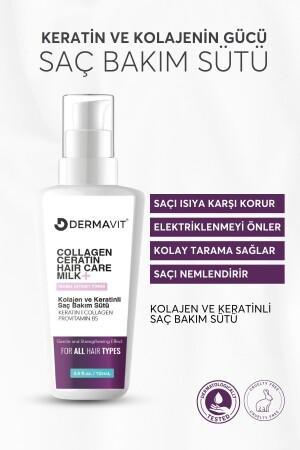 Keratin Collagen Milk Haarpflegemilch – Leicht kämmbares Spray 125 ml - 2