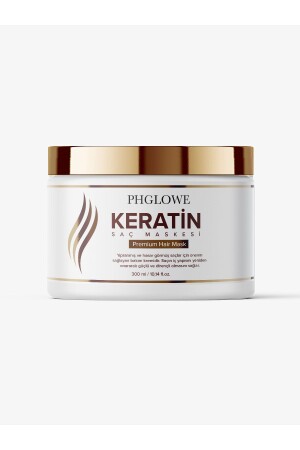 Keratin-Serie-Maske 300 ml Ph Glowe - 1