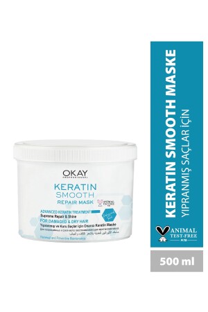 Keratin Smooth Repair Mask 500 ml - 2