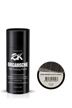 Keratinpulver 50 Gr. Dunkelbraunes topisches Haarpulver aus inländischer Produktion, neue Formel! - 1