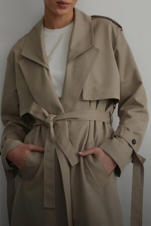 Khaki-Neuauflage 1980 Trenchcoat 41813566 - 1