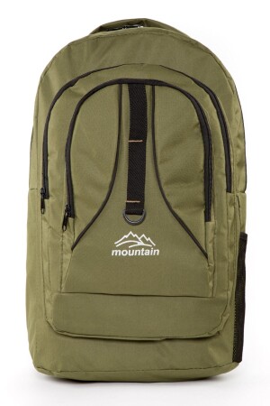 Khakifarbener Rucksack und Bergsteigertasche MARKBELLS-BACK-mountainer - 1