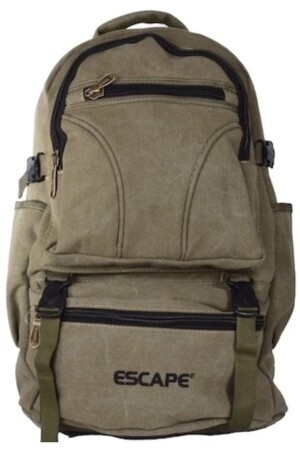 Khakifarbener Unisex-Rucksack - 3