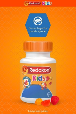 Kids 60 Çiğnenebilir Gummy I Çocuklar Için C Vitamini- D Vitamini Ve Çinko Içeren Takviye Ed - 6