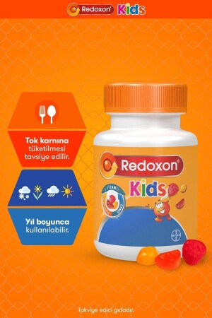 Kids 60 Çiğnenebilir Gummy I Çocuklar Için C Vitamini- D Vitamini Ve Çinko Içeren Takviye Ed - 7