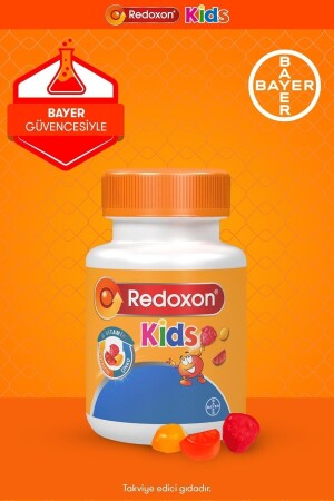 Kids 60 Çiğnenebilir Gummy I Çocuklar Için C Vitamini- D Vitamini Ve Çinko Içeren Takviye Ed - 8