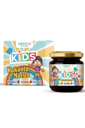 Kids Çocuklar Için Özel - Arı Sütü, Pekmez, Bal Ve Vitamin Katkılı Kakaolu Macun NDXKDS - 6