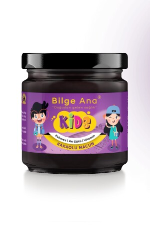 Kids Çocuklar Için Özel Glikoz Içermeyen Arı Sütü Pekmez Bal Ve C Vitaminli Kakaolu Macun Bilge Kids - 7