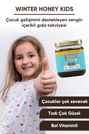 Kids-boy Uzatıcı-vitamin C-bağışıklık Güçlendirici-arı Sütü-bal-polen 240 gr WINHONC1x240 - 7