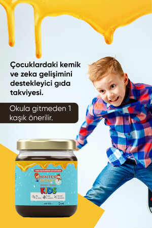 Kids-boy Uzatıcı-vitamin C-bağışıklık Güçlendirici-arı Sütü-bal-polen 240 gr WINHONC1x240 - 9