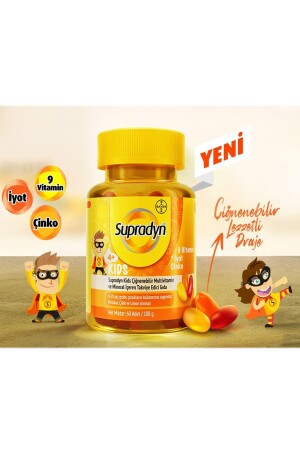 Kids Multivitamin Ve Mineral Içeren Çiğnenebilir 60 Tablet 2 Adet spr8699546080069-069 - 5