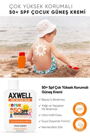 Kids Sun Cream Çocuk Güneş Kremi Çok Yüksek Koruma Spf 50 100ml - 4