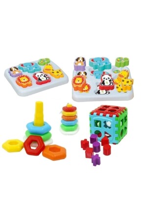 Kiki Cute Animals Bultak Tower Rings Puzzle Bultak Cube 21093I129 - 1