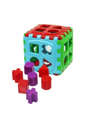 Kiki Sevimli Kule Geometrik Şekiller Bulmaca Bul Tak Puzzle Eğitici Zeka Geliştirici Set 3İN1KİKİ - 4