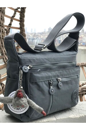 Kılinkır Messenger Bag Multi-Pocket Cross Strap Regenabweisender Stoff - 6