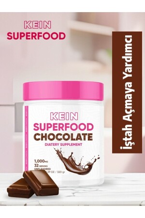 Kilo Aldırıcı Çikolata (kakao aromalı protein) Kein Superfood Chocolate 320gr - 2
