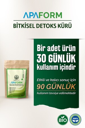 Kilo Verme Ve Boşaltıma Yardımcı- Ödem- Gaz- Şişkinlik Giderici Bio Detoks Form Çayı Apaform - 6