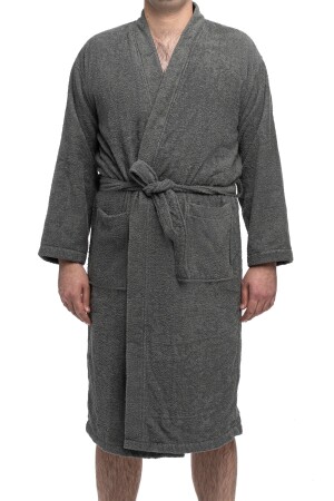 | Kimono | %100 Pamuklu Kadın / Erkek Unisex Kimono Bornoz - 3